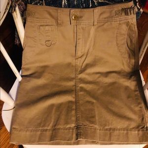 Ralph Lauren sport Khaki 100% cotton skirt size 8
